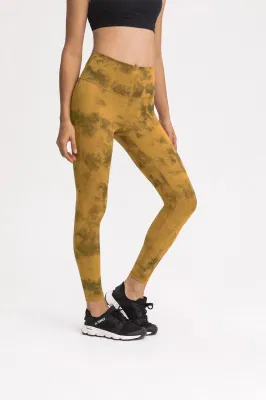 Nuovi pantaloni da yoga nudi personalizzati Glutei a vita alta da donna che corrono piedi elastici stretti Abbigliamento sportivo