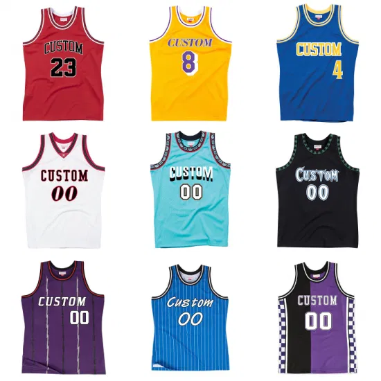 Abbigliamento da basket personalizzato Pantaloncini in jersey Uniforme sportiva da uomo Set Canottiere in jersey reversibili per pratica sublimatica Uniformi da basket
