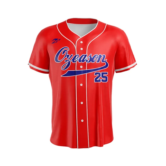 Maglia da baseball giovanile personalizzata a sublimazione Abbigliamento da baseball e softball